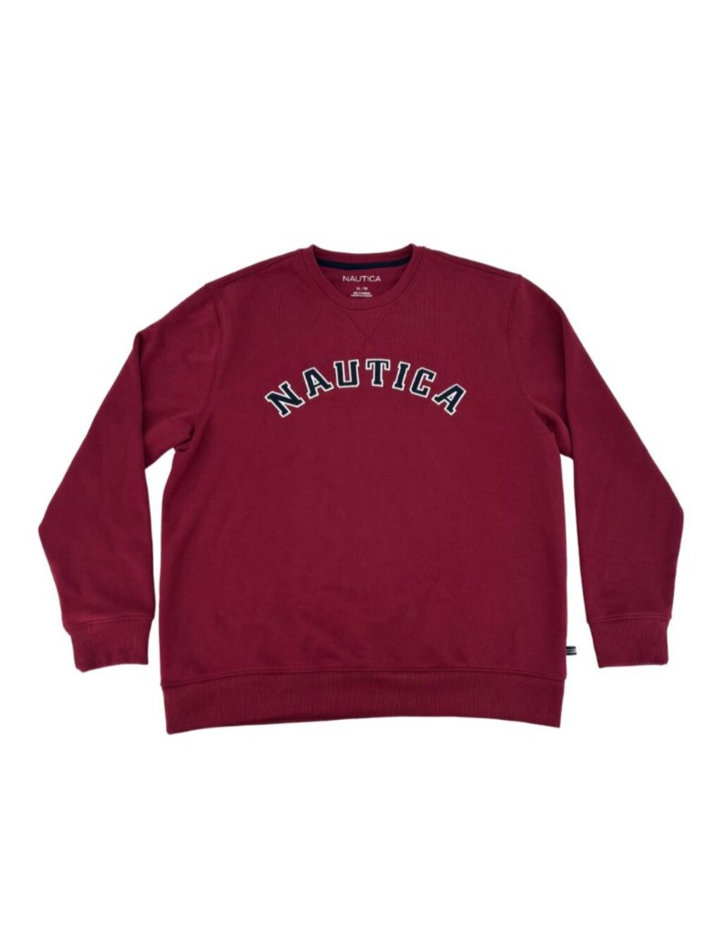 Nautica Men's Crewneck Sweater | Dark Red | Size Extra Large **NEW